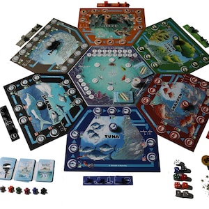 Pisces: A High Stakes Fishing Competition board game