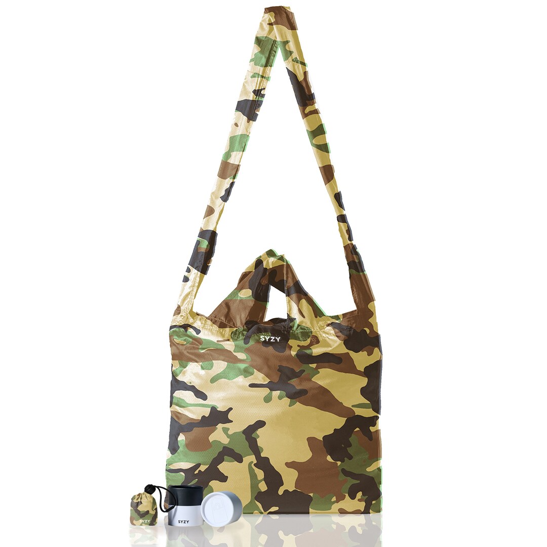 World's Most Compact Packable Travel Tote Bag STOCK CAMO Etsy