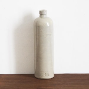 Vintage French Stoneware Bottle Stamped Made In France