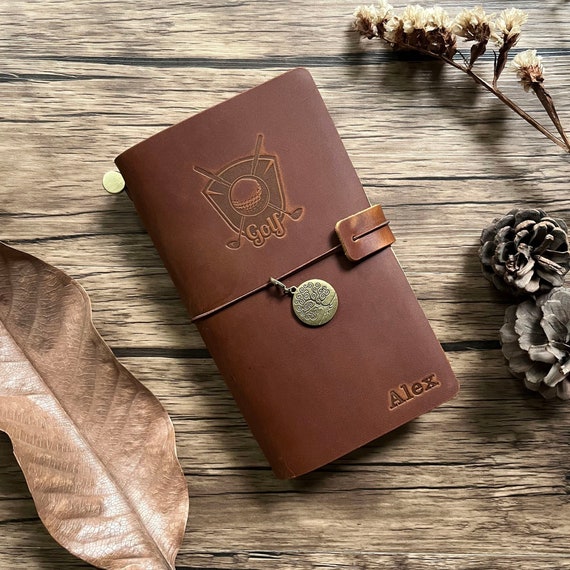 Custom Golfing Journal | Golf Log Book | Golf Logs | Golf Planner | Gifts for Golfing Lover | Golf Enthusiasts