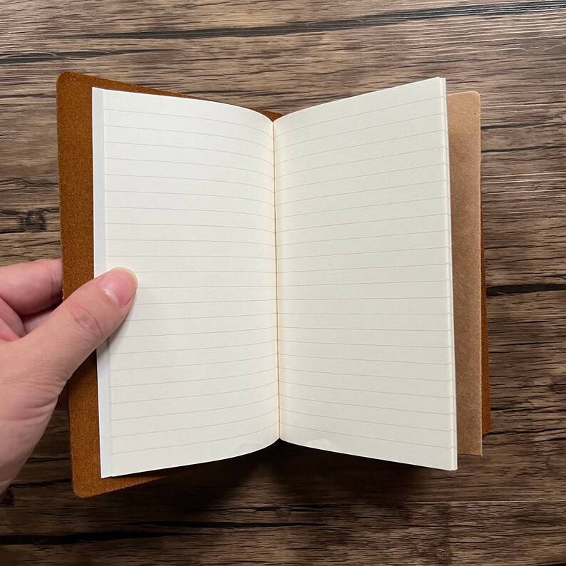 Custom Travel Journal Leather Traveler's Notebook Etsy