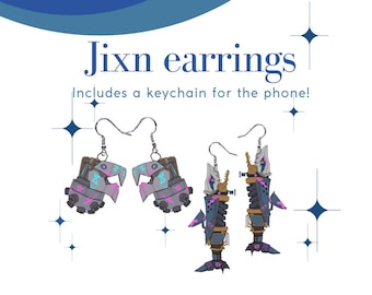 Jinx Earrings (Arcane)