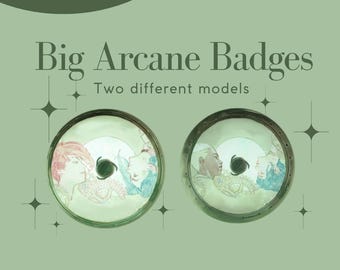 Arcane Vinyl Badges