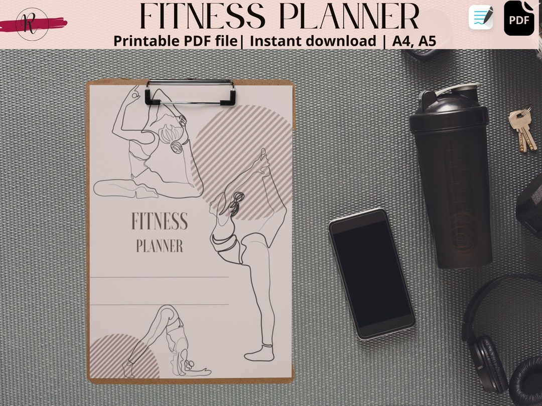 Fitness and Weight Loss Tracker Workout Planner Fitness - Etsy