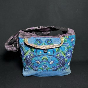 Handmade Boho Chic Woven Embroidered Purse Handcrafted by Indigenous Family