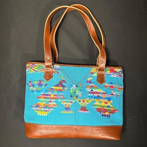 Handmade Boho Chic Woven Embroidered Purse Handcrafted by Indigenous Family