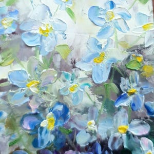 Forget me not painting original
