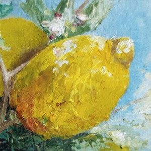 Cuadro original de limon