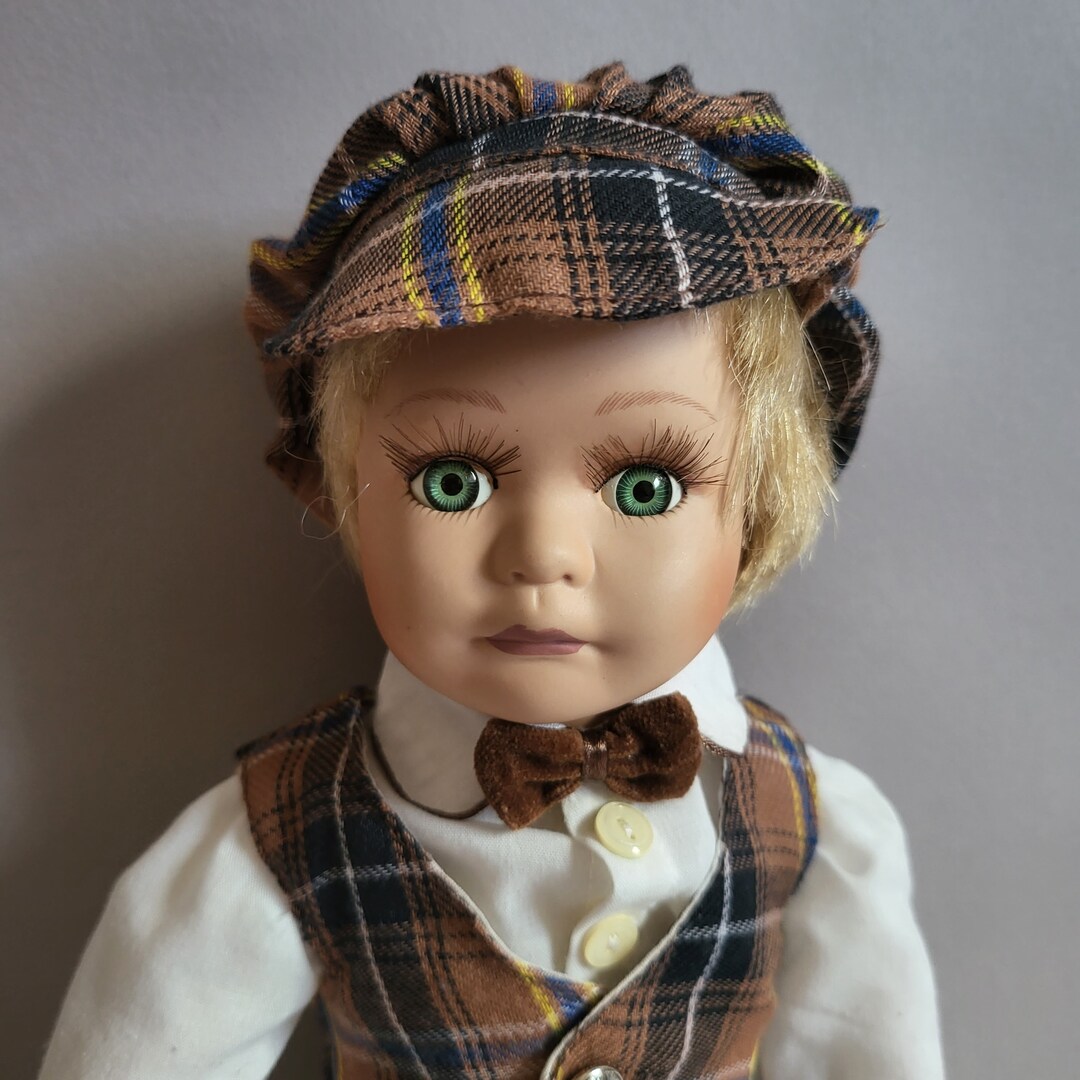 Porcelain Doll Vintage Doll Collector Doll Doll Boy Etsy
