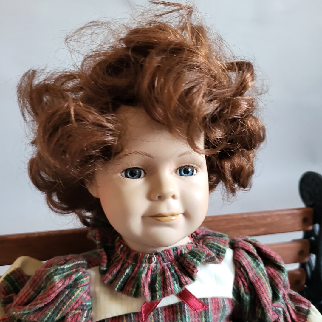 Collector Doll Porcelain Character Doll Vintage Doll Etsy