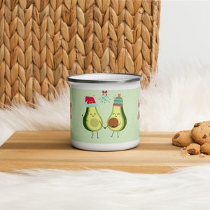 Avo Merry Christmas Enamel Mug