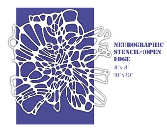 NEUROGRAPHIC STENCIL -Open Edge-(made to order)