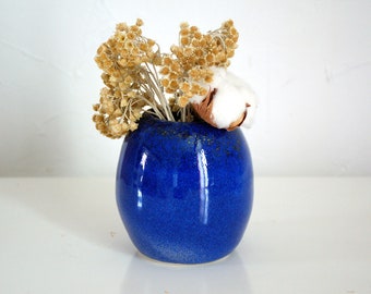 Vase bleu profond