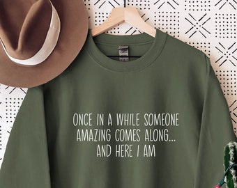 Sudadera con cita divertida de una mujer: Regalo original y sarcástico