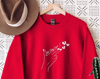 Not Today Cupid Sweatshirt: Funny Anti-Valentine's Day Sweater