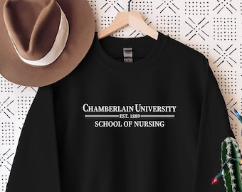 Sudadera de la Facultad de Enfermería de la Universidad de Chamberlain - Personalizable