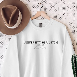 Custom University Law School Sweatshirt, Custom University Name Hoodie, Personalized University Sweater, Your University Personalized Gift
