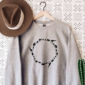 Sudadera con capucha Zoo Crew, sudadera con cuello redondo Zoo Trip, suéter Zoo, suéter Animal Love, regalo Zoo Crew, sudadera con animales lindos, regalo de animales