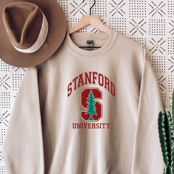 Sweat-shirt de l'université de Stanford, cadeau de l'université de Stanford, cadeau d'étudiant, sweat-shirt universitaire, université personnalisée, sweat-shirt universitaire