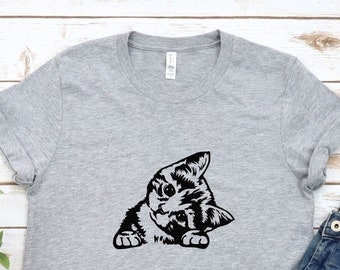 Cute Cat Shirt, Cute Kitty Tee, Cat Lover Shirt, Lovely Cat Shirt, Gift for Cats Lover, Funny Cat Shirt, Cat Mom Shirt for Cat Lover Gift