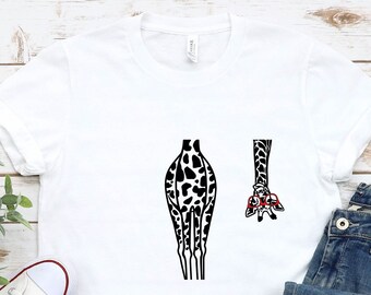 Funny Giraffe T-Shirt: Sarcastic Animal Lover Tee