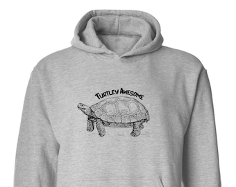 Turtley Awesome Sweatshirt, Animal Lover Gift, Turtle Beach Party Sweater, Friend Funny Gift, Holiday Vacation, Turtle Gift Woman, Gift His