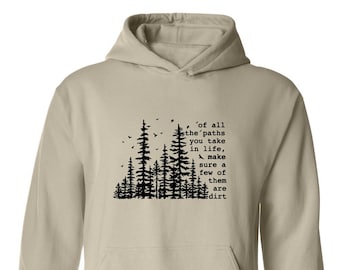 Camping Lover Hoodie: Wild Life Hiking Outdoors Sweater