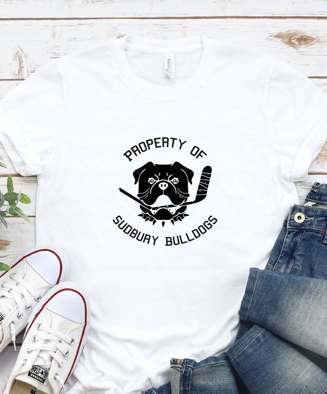 Property of Sudbury Bulldogs Shirt, Shoresy Sudbury Blueberry Bulldogs