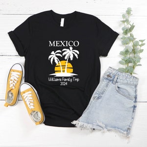 Familie Passende Sommerferien Shirt, Benutzerdefinierte Familienurlaub Shirt, Sommer Vacay Palm Shirt, Familienreise 2025 Shirts, Benutzerdefinierte Urlaub Shirt
