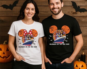 Halloween Cruise 2025 Mickey & Friends Familie passende Shirts