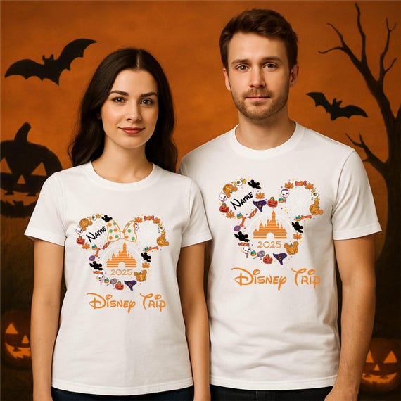Custom Disney Halloween Shirts For Your Mickey's Not So Scary Halloween Party!