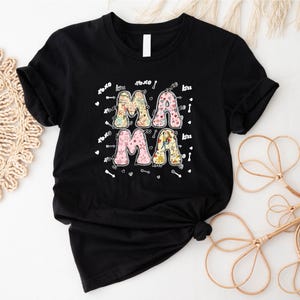Vintage mamma-t-shirt, blommig mammatröja, boho mamma-t-shirt, mors dag-present, mamma-mammapresent, vårmamma-tröja, vårmamma-tröja, nybliven mamma