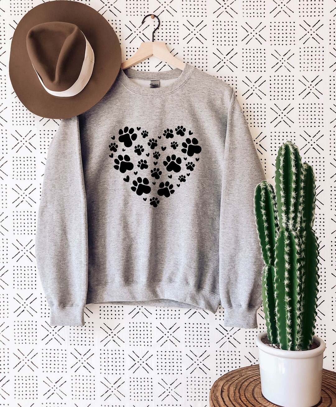 For Exact Dog Paw Lover Sweater Dog Paw Sweater Dog Mom Tee Etsy