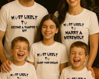 Aanpasbaar shirt met Halloween-horrorfilmthema: gepersonaliseerd kostuumfeest-T-shirt