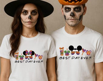 Disney Best Day Ever Mickey Minnie Disney Snacks Tee, Best Day Ever, Disney Trip Shirts, Disney Shirt, Best Disney Trip, Disney Matching Tee