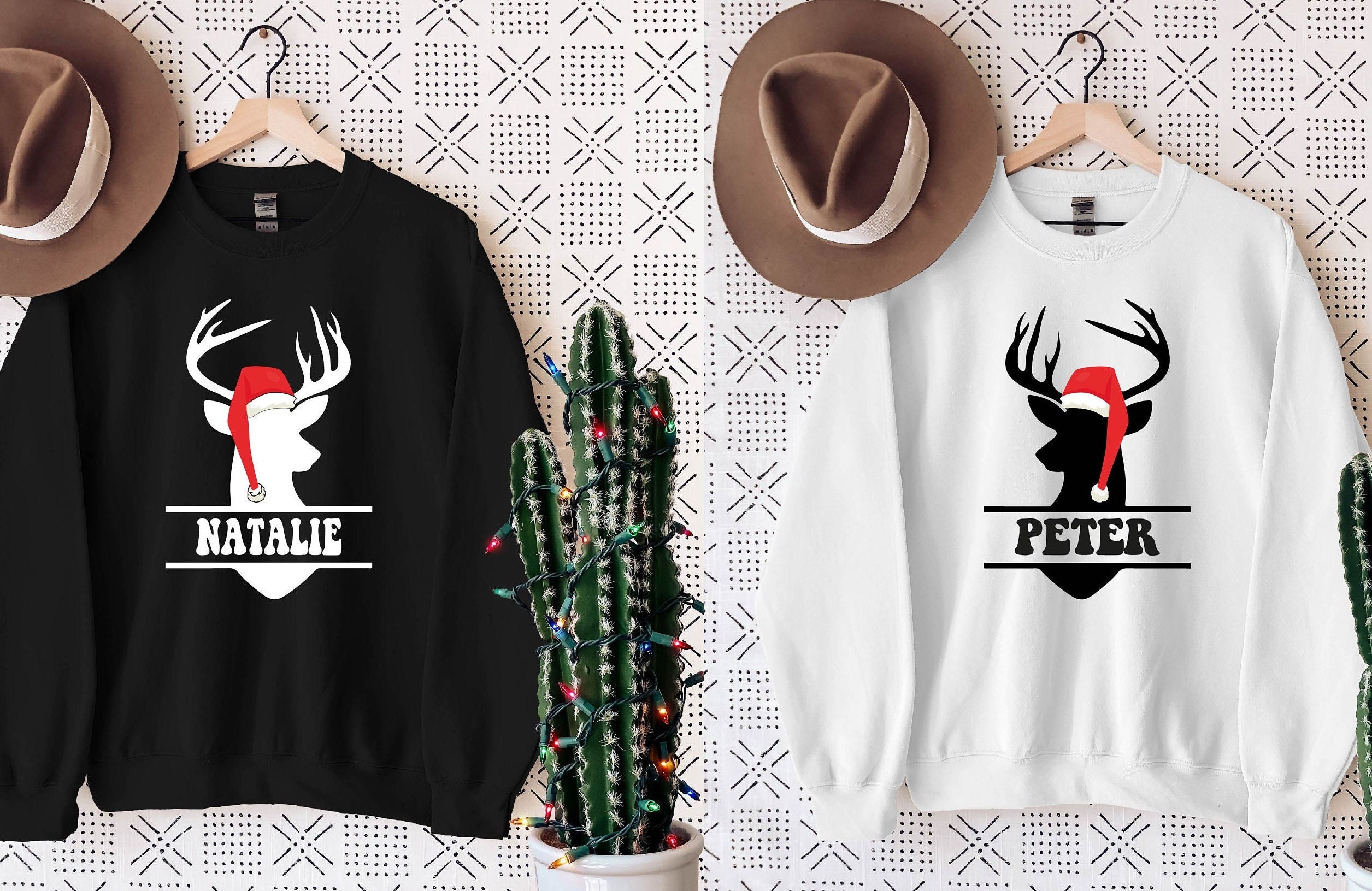 Generische Kersttrui voor heren, hoodie, pullover met