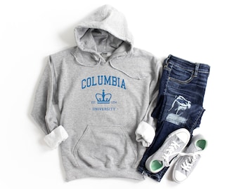 Capucha Sudadera Columbia University Sudadera De La Universidad De