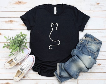 Sitting Cat Lover Shirt, Cats Lover Shirt, Cat Love Valentine Love