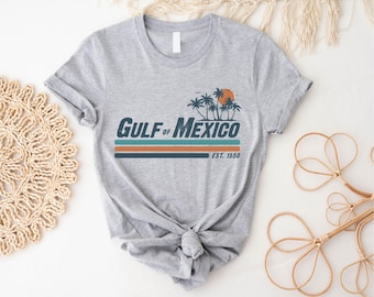 Camiseta del Golfo de México, Camiseta de la Costa del Golfo, Golfo de México histórico, Camiseta del Golfo de México, Regalo para amantes de México, Regalo de protesta del Golfo de México