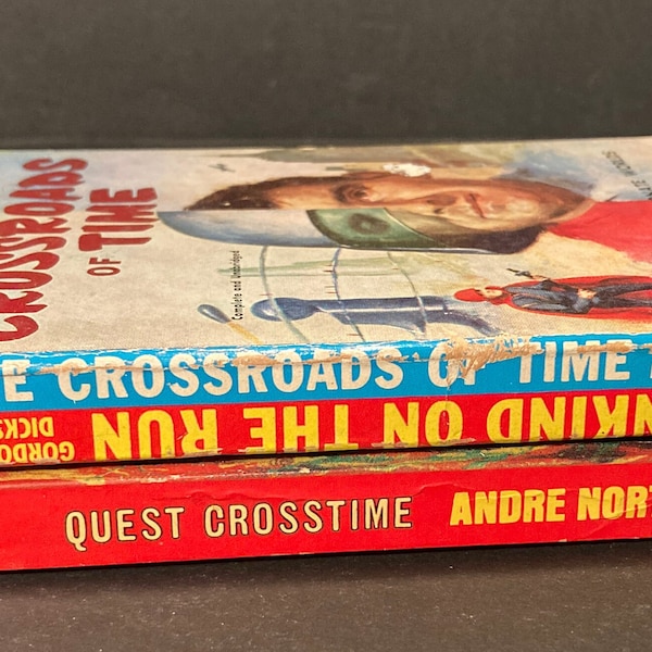 Complete Crosstime Series by Andre Norton,  Gordon R Dickson Mankind on the Run, Science Fiction Alternate Worlds Earth Aliens Time Travel