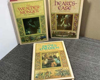 Complete The Changes Trilogy by Peter Dickinson, 3 Hardcover Books, The Devil's Children, Heartsease, The Weathermonger, Fantasy Novels