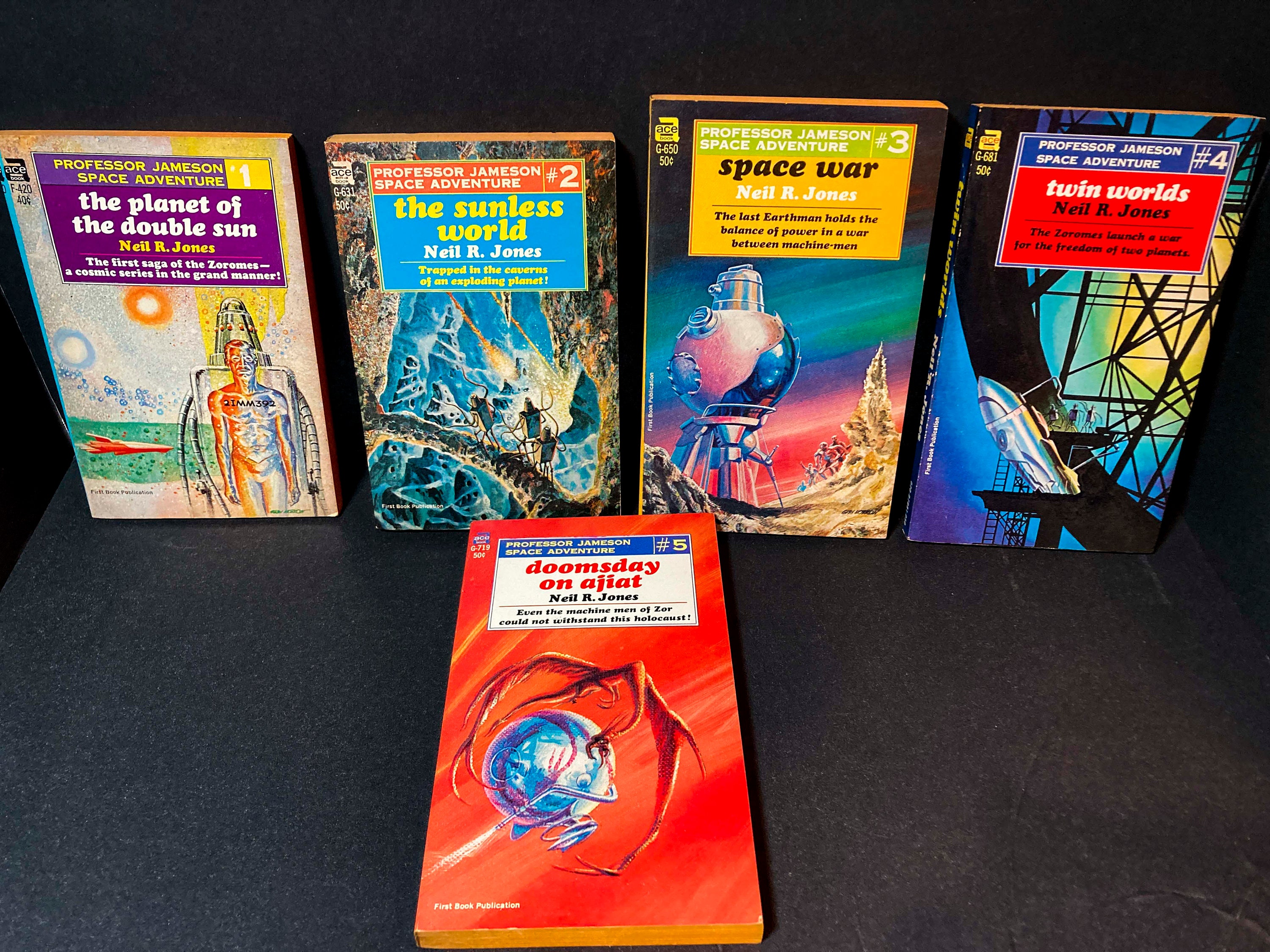 Complete Professor Jameson Space Adventure Series by Neil R. Jones