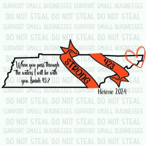 423 Strong png, Tennessee Strong png, Appalachia png, inzamelingsactie png, sublimatie, bijbelvers png