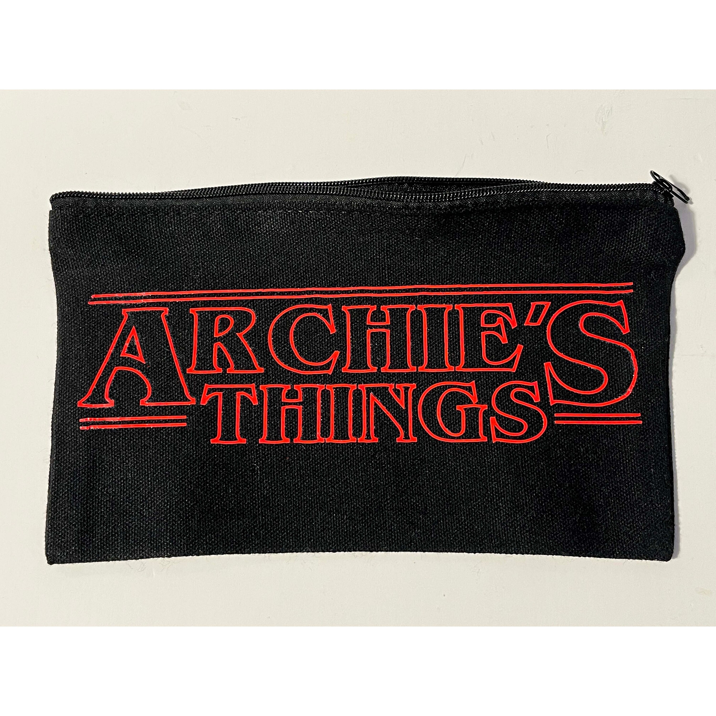 Personalised Stranger Things Pencil Case Make up Bag Canvas Etsy UK
