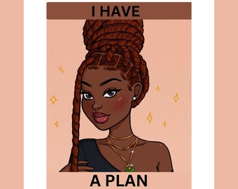 Black Girl Planner| Daily Planner| Stylish Planner| weekly Planner| everyday Planner