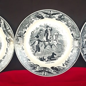 Napoleon Bonaparte bord, Bataille D'Iena, Manifacture Imperiale & Royale, Mouzin, Nimy  Franse geschiedenis, Velslag van Napoleon