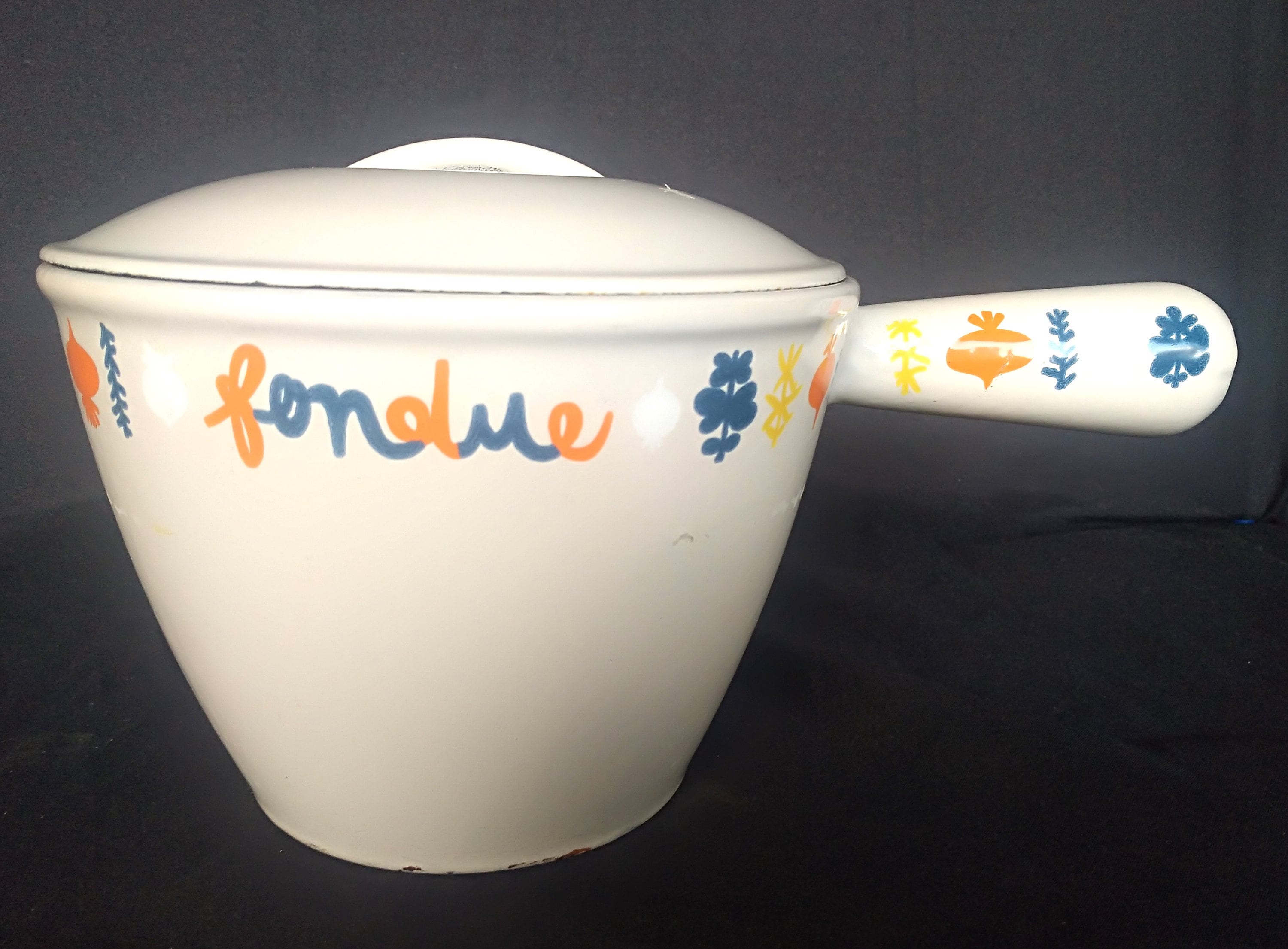 Vintage fondue le creuset - Etsy 日本