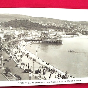 Antikes französisches Büchlein mit Postkarten von Nizza, Côte D'Azur, Frankreich, 10 vues abnehmbare Exemplare. komplett mit 10 Postkarten