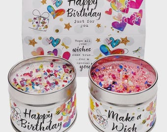 Feliz cumpleaños, pide un deseo. Duo de latas: los secretos mejor guardados.