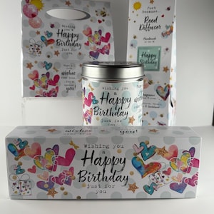 Happy Birthday Candles, Tealights and Reed Diffusers Presents Gift for Her Best Kept Secrets